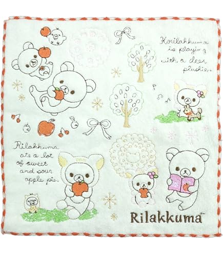 Amazon｜丸眞 ハンカチ いちごだいすきコリラックマ 女の子